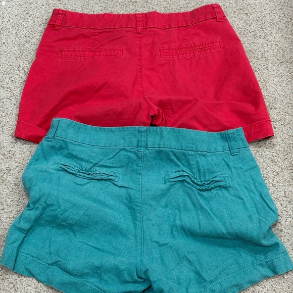 Old Navy Vibrant Red and Teal Shorts - Picture 2 of 3